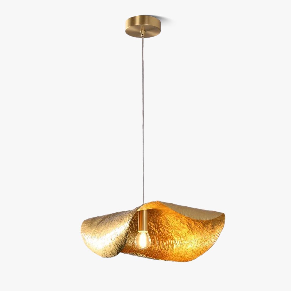 Wisząca lampa młotkowana