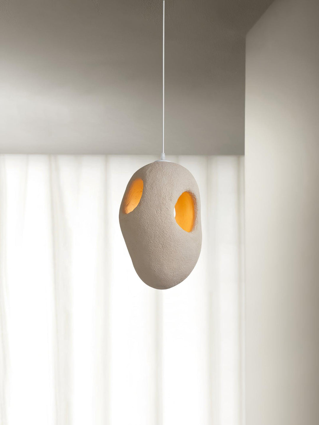 Ręcznie Wykonana Biała Lampa Wisząca