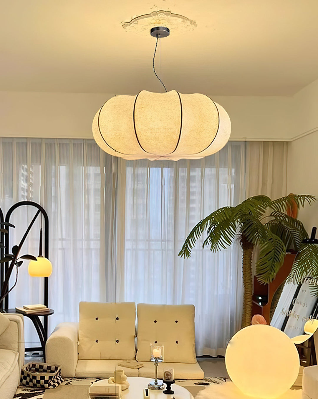 Lampa Wisząca Oblate Silk