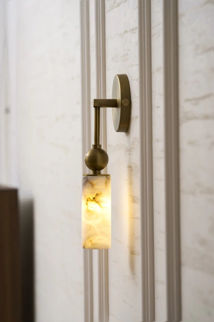Lampa Ścienna Harlin Alabaster