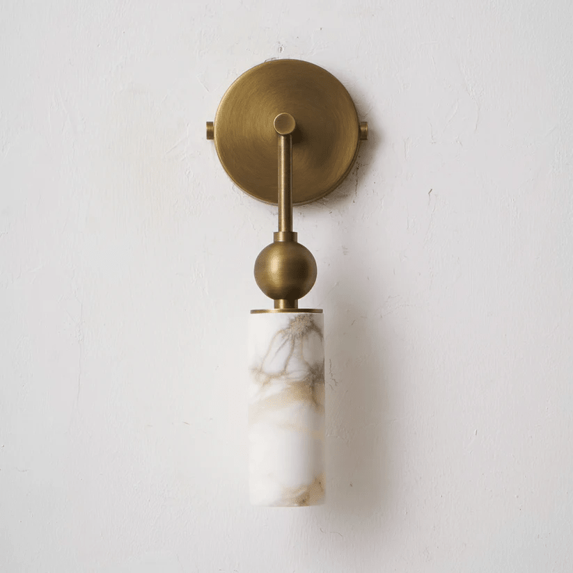 Lampa Ścienna Harlin Alabaster