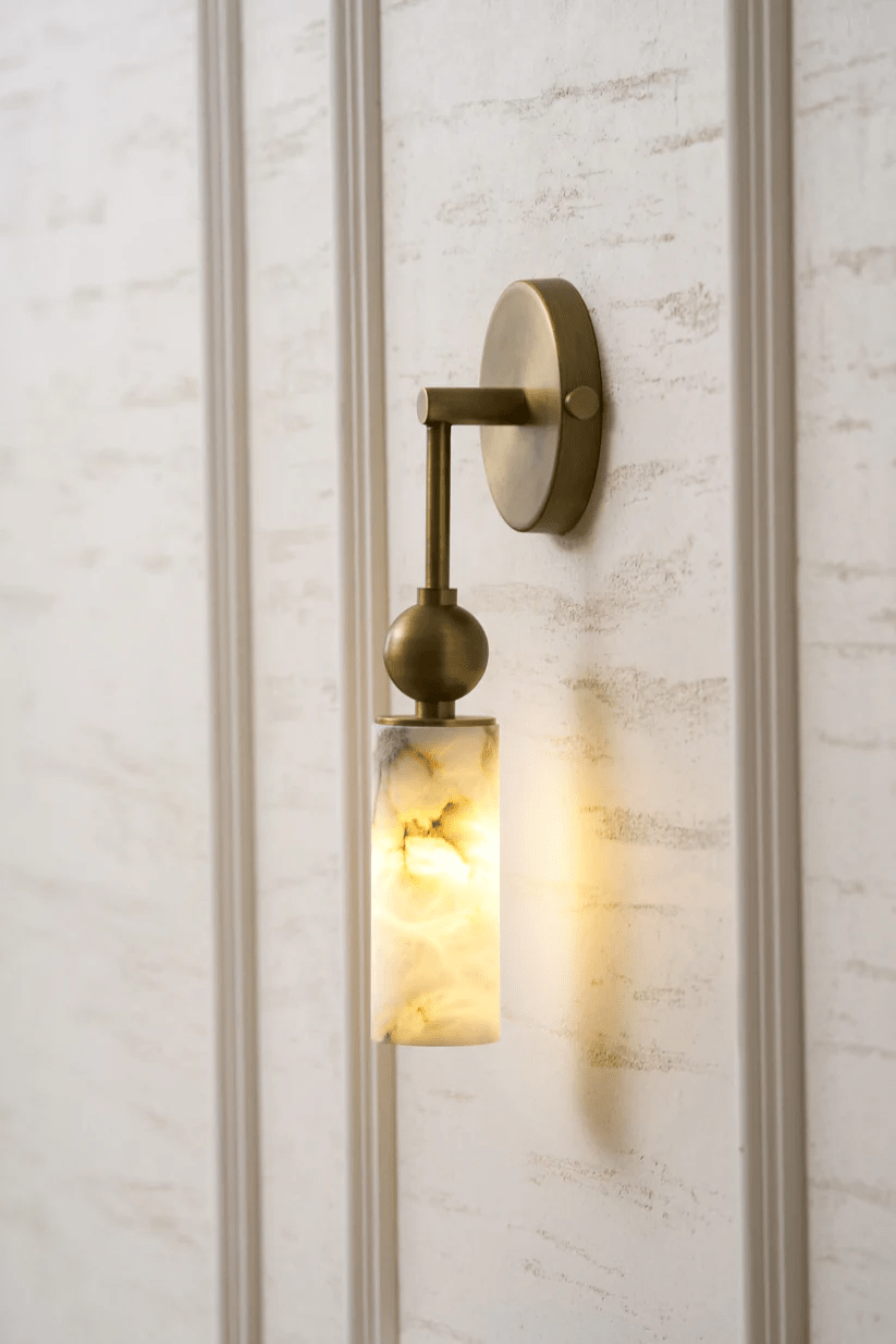 Lampa Ścienna Harlin Alabaster