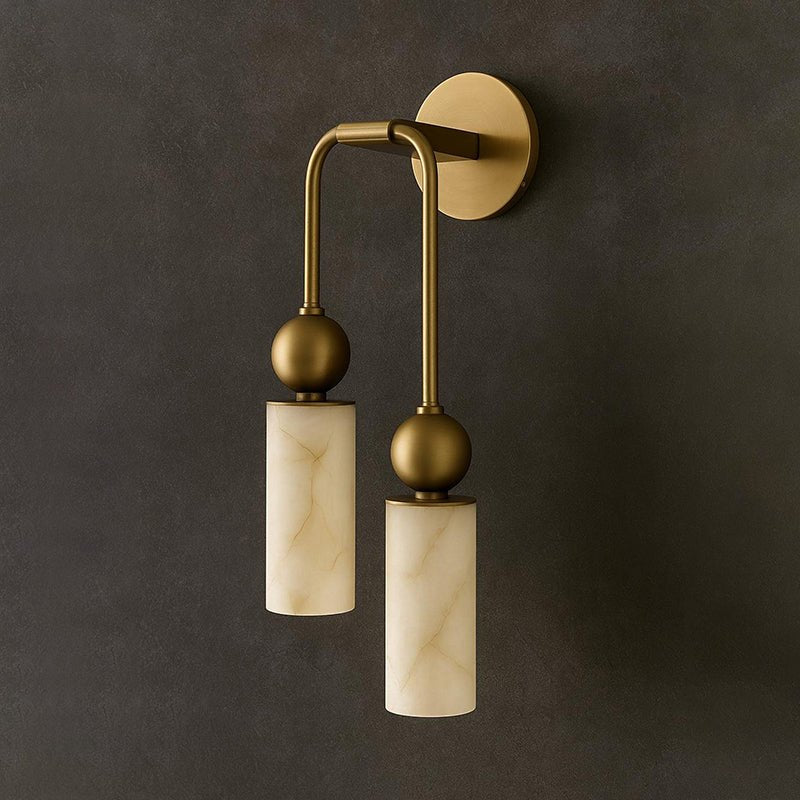 Lampa Ścienna Harlin Alabaster