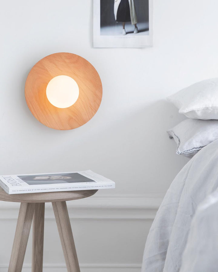 Lampa Ścienna Harmonia z Drewna