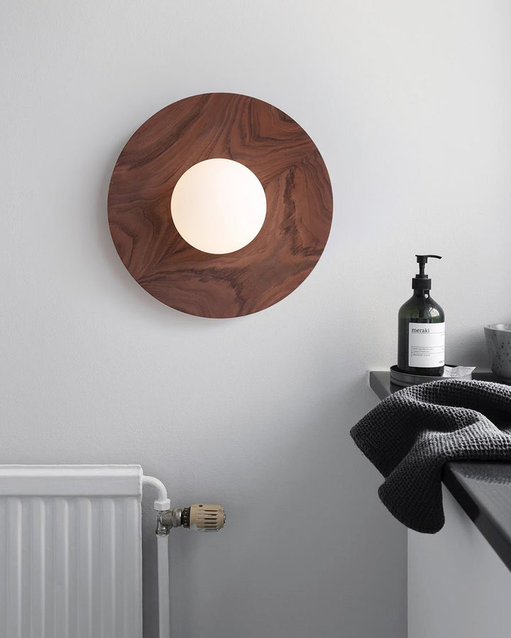 Lampa Ścienna Harmonia z Drewna