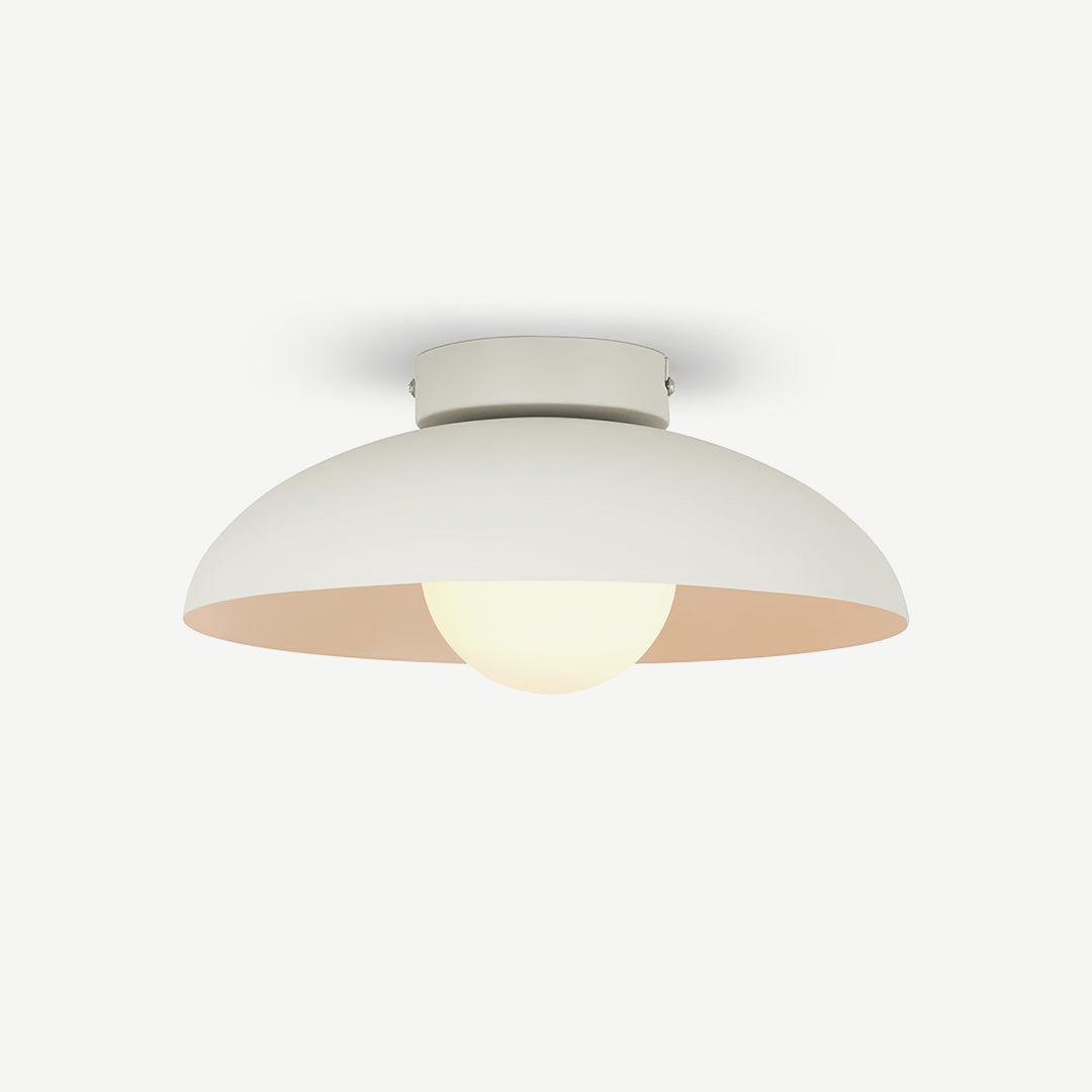 Lampa sufitowa z szklanym kloszem Harper