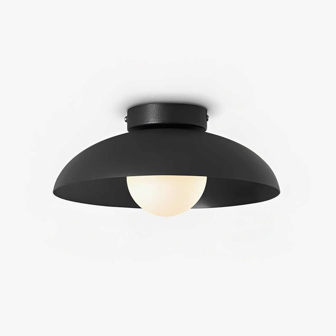 Lampa sufitowa z szklanym kloszem Harper