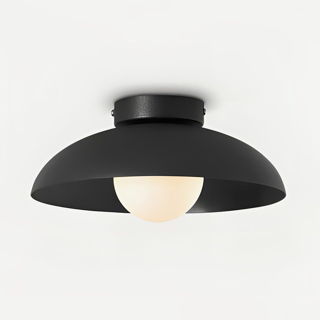 Lampa sufitowa z szklanym kloszem Harper