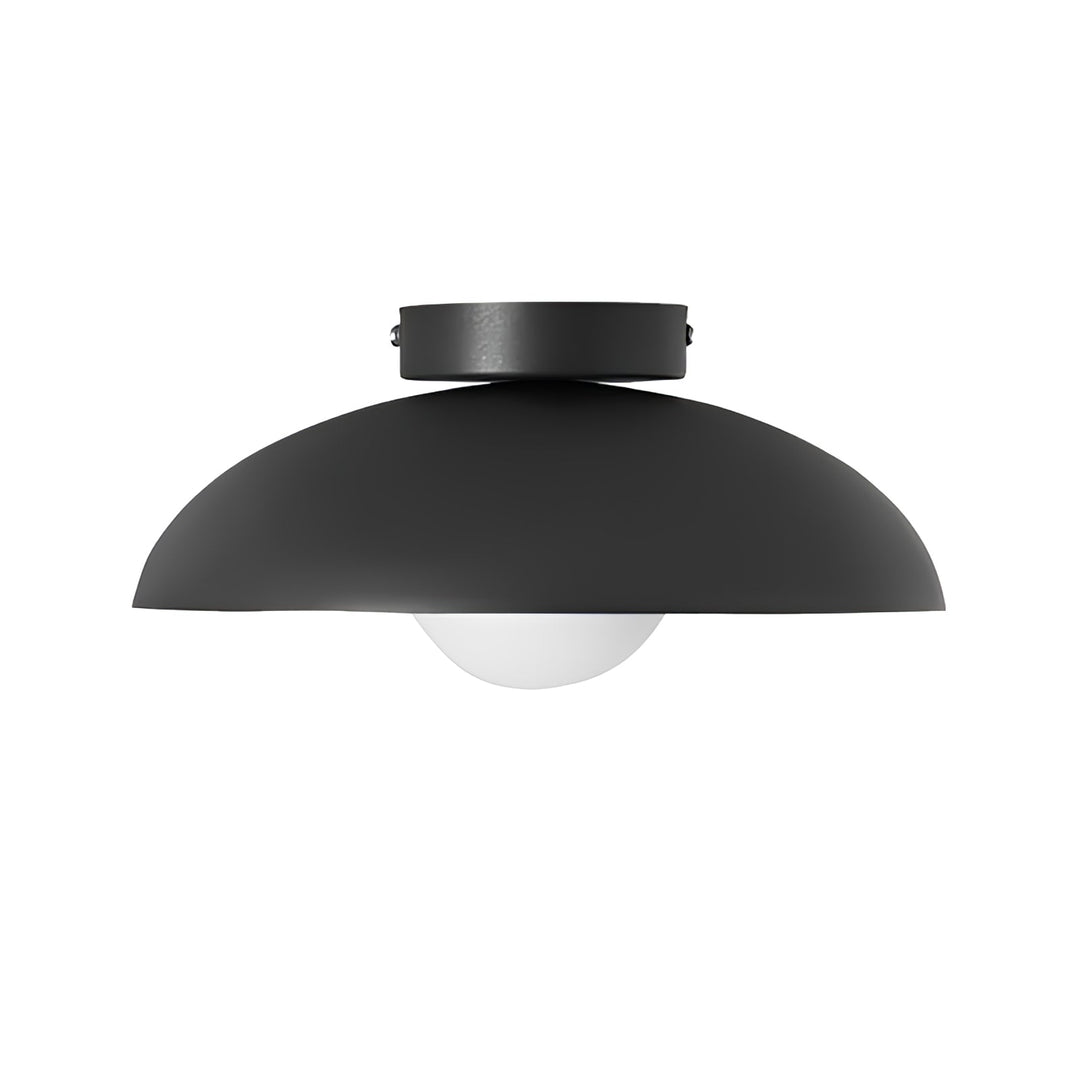 Lampa sufitowa z szklanym kloszem Harper