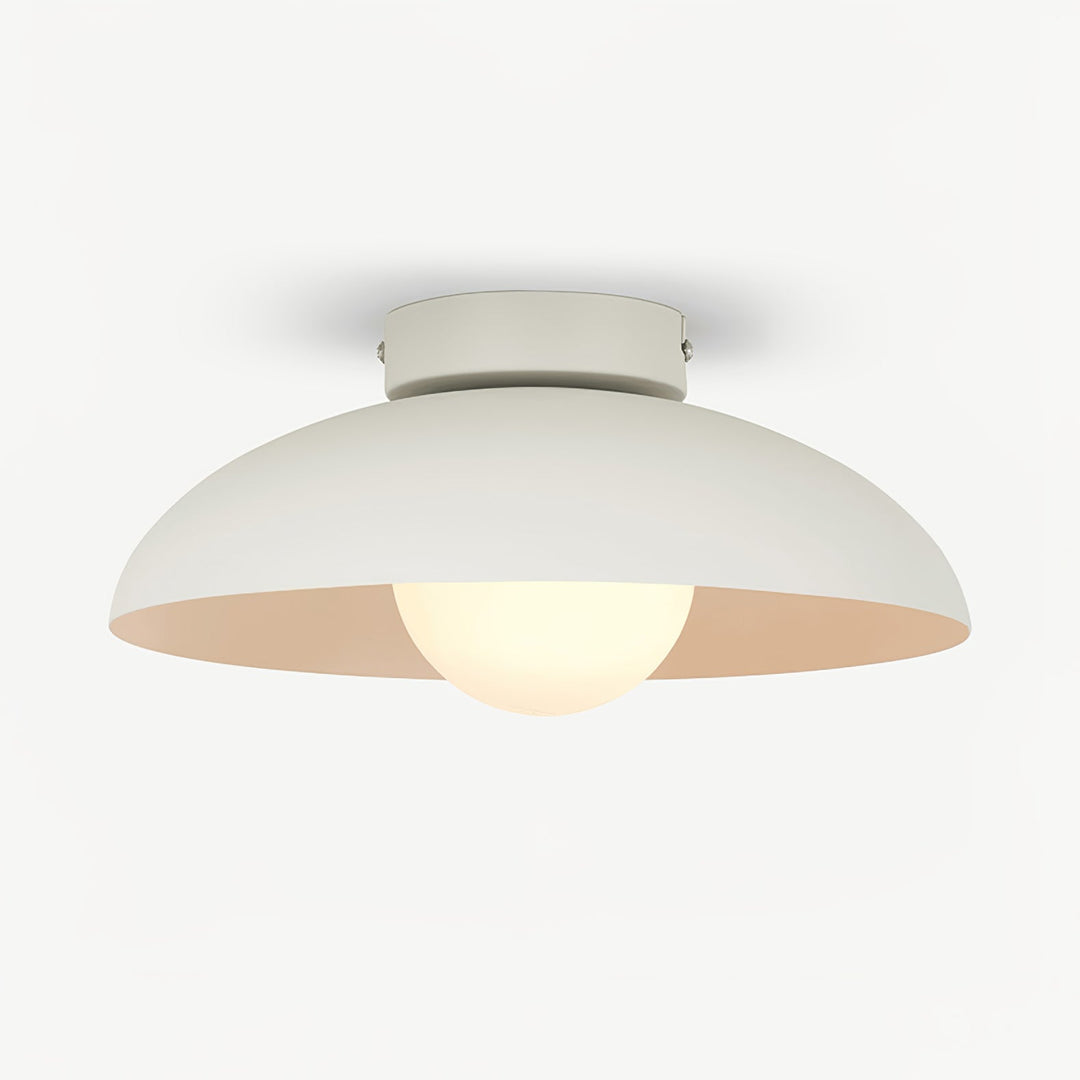Lampa sufitowa z szklanym kloszem Harper
