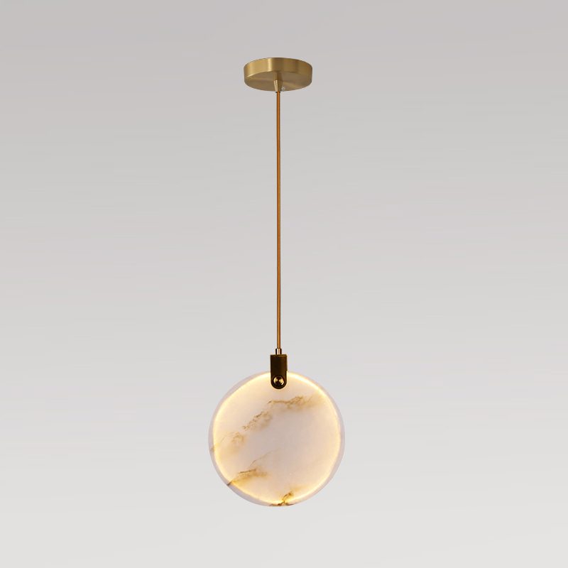 Lampa Wisząca z Alabastru Harvest