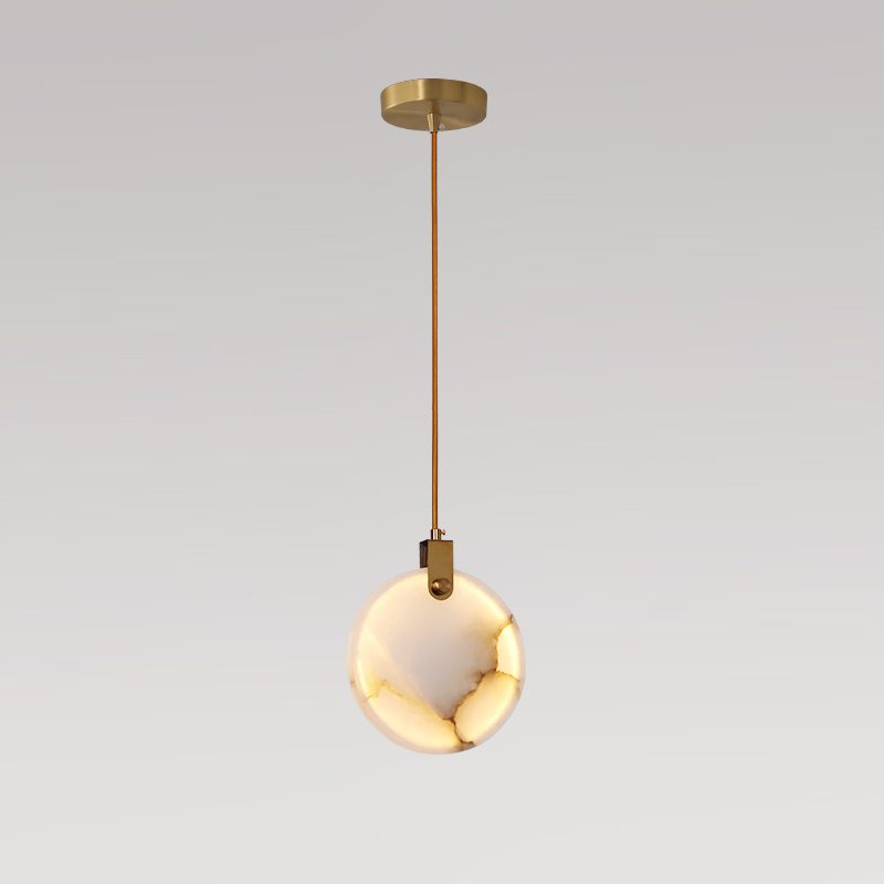 Lampa Wisząca z Alabastru Harvest
