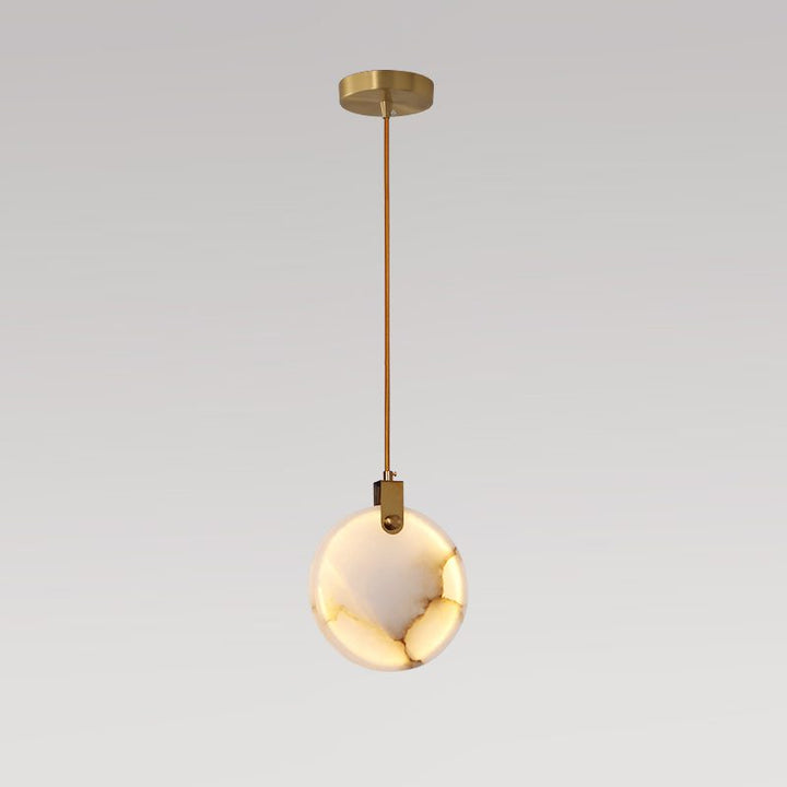 Lampa Wisząca z Alabastru Harvest