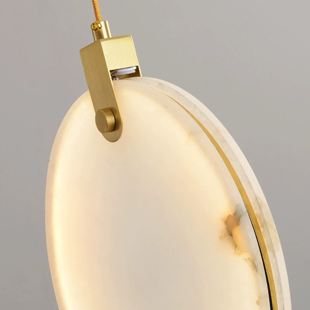 Lampa Wisząca z Alabastru Harvest