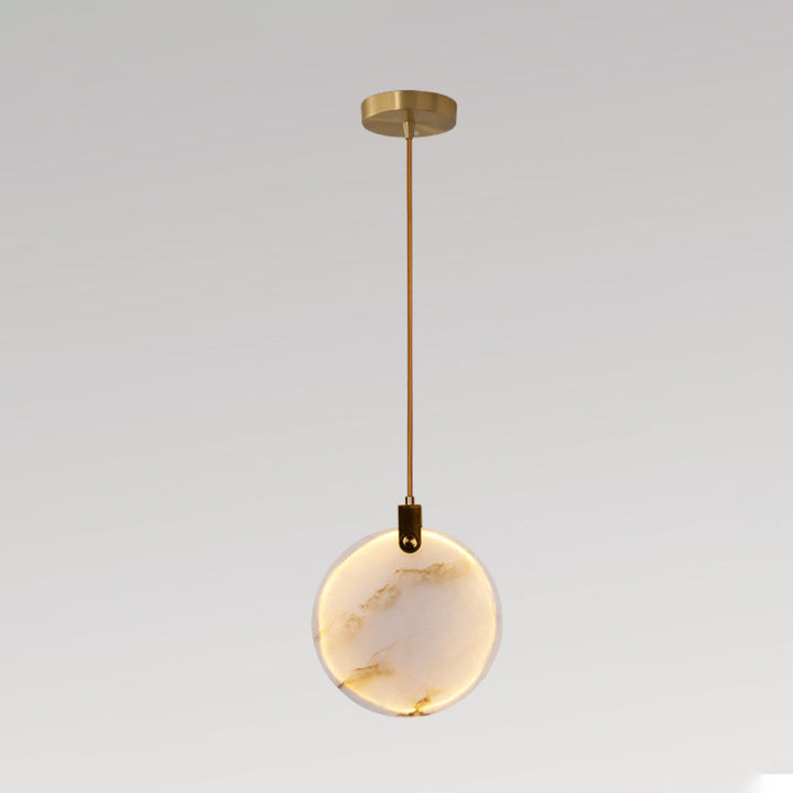 Lampa Wisząca z Alabastru Harvest