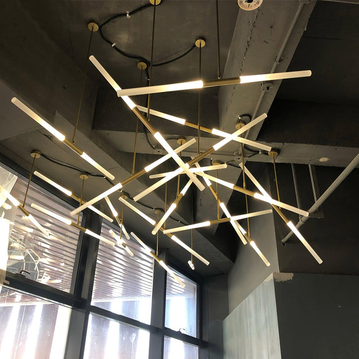 Liniowa lampa wisząca Hash