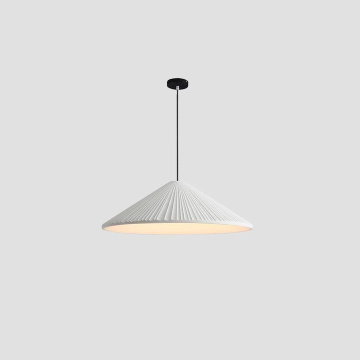 Lampa wisząca z żywicy w kształcie kapelusza