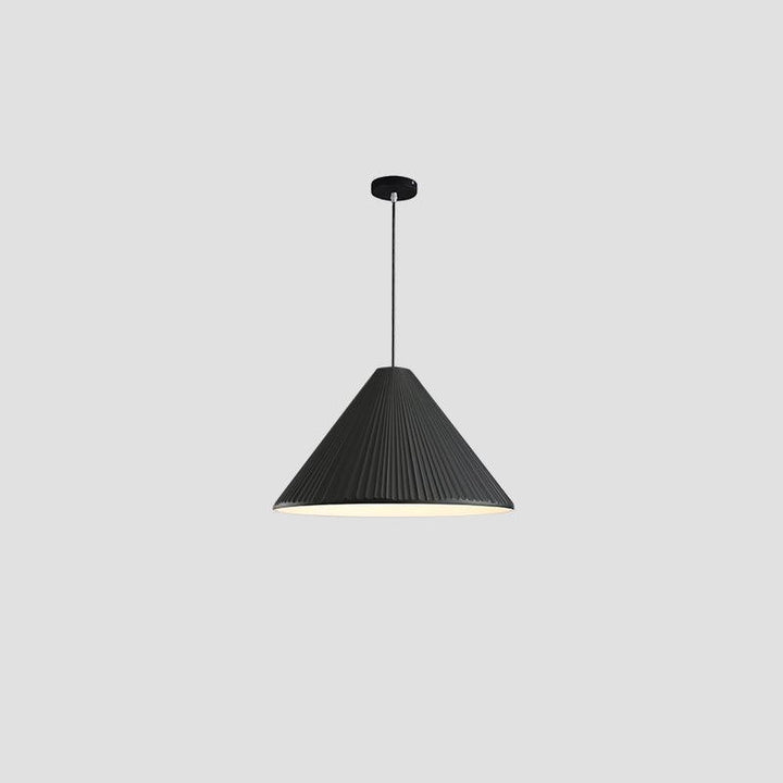 Lampa wisząca z żywicy w kształcie kapelusza