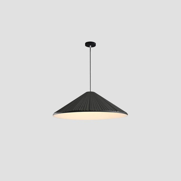 Lampa wisząca z żywicy w kształcie kapelusza