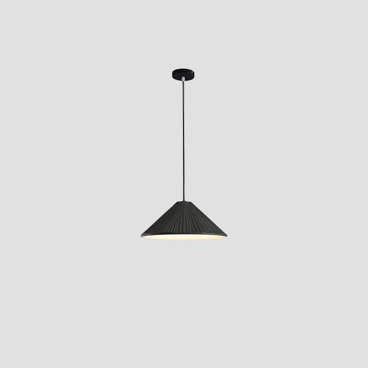 Lampa wisząca z żywicy w kształcie kapelusza