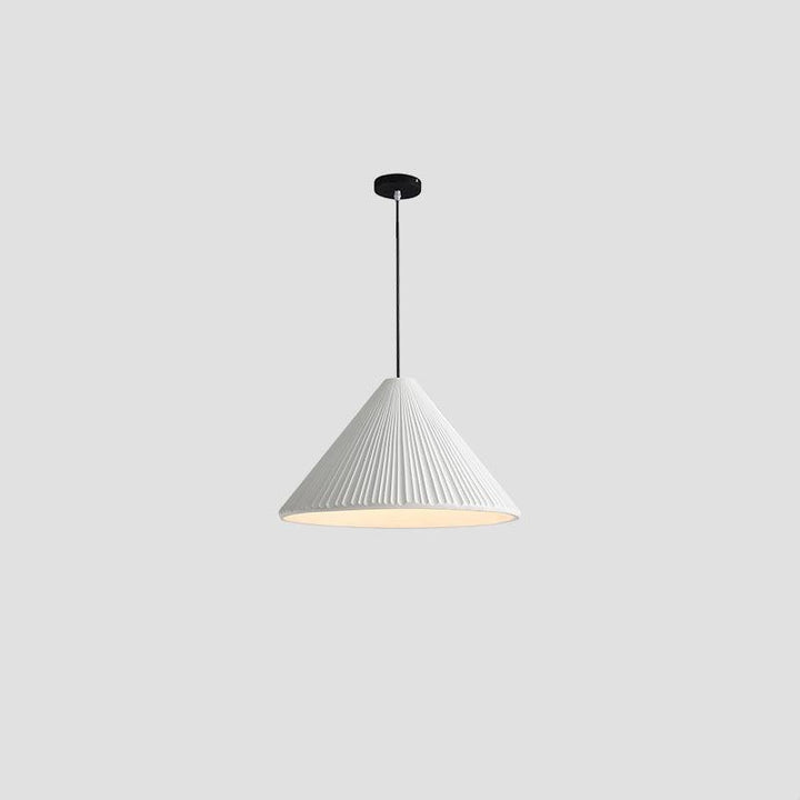 Lampa wisząca z żywicy w kształcie kapelusza