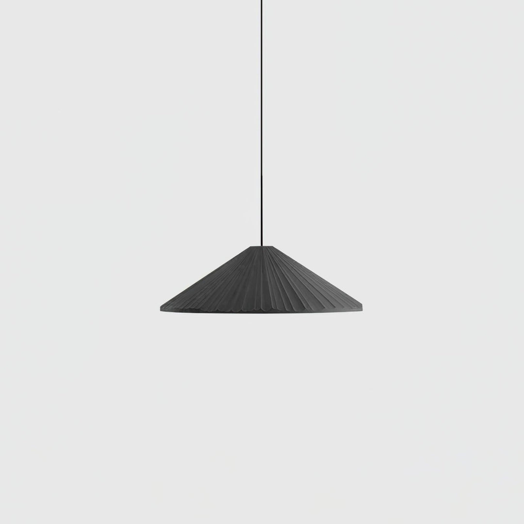 Lampa wisząca z żywicy w kształcie kapelusza