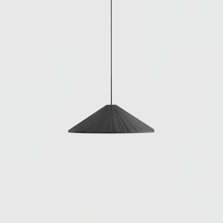Lampa wisząca z żywicy w kształcie kapelusza