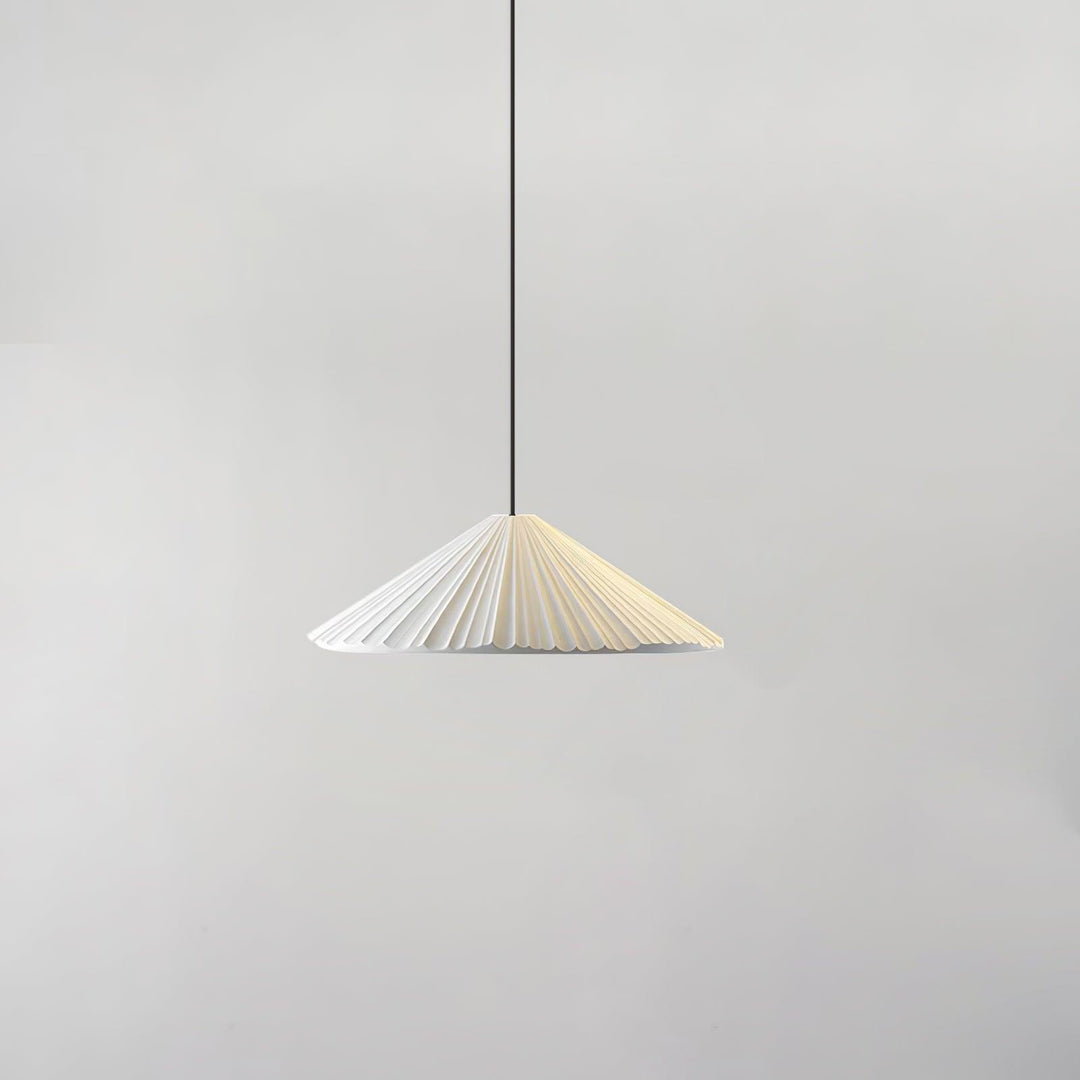 Lampa wisząca z żywicy w kształcie kapelusza