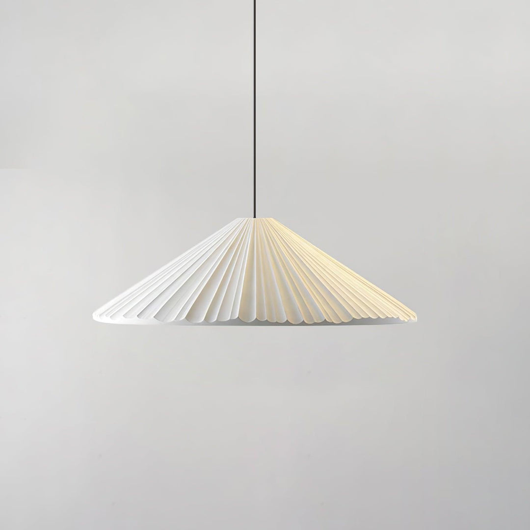 Lampa wisząca z żywicy w kształcie kapelusza