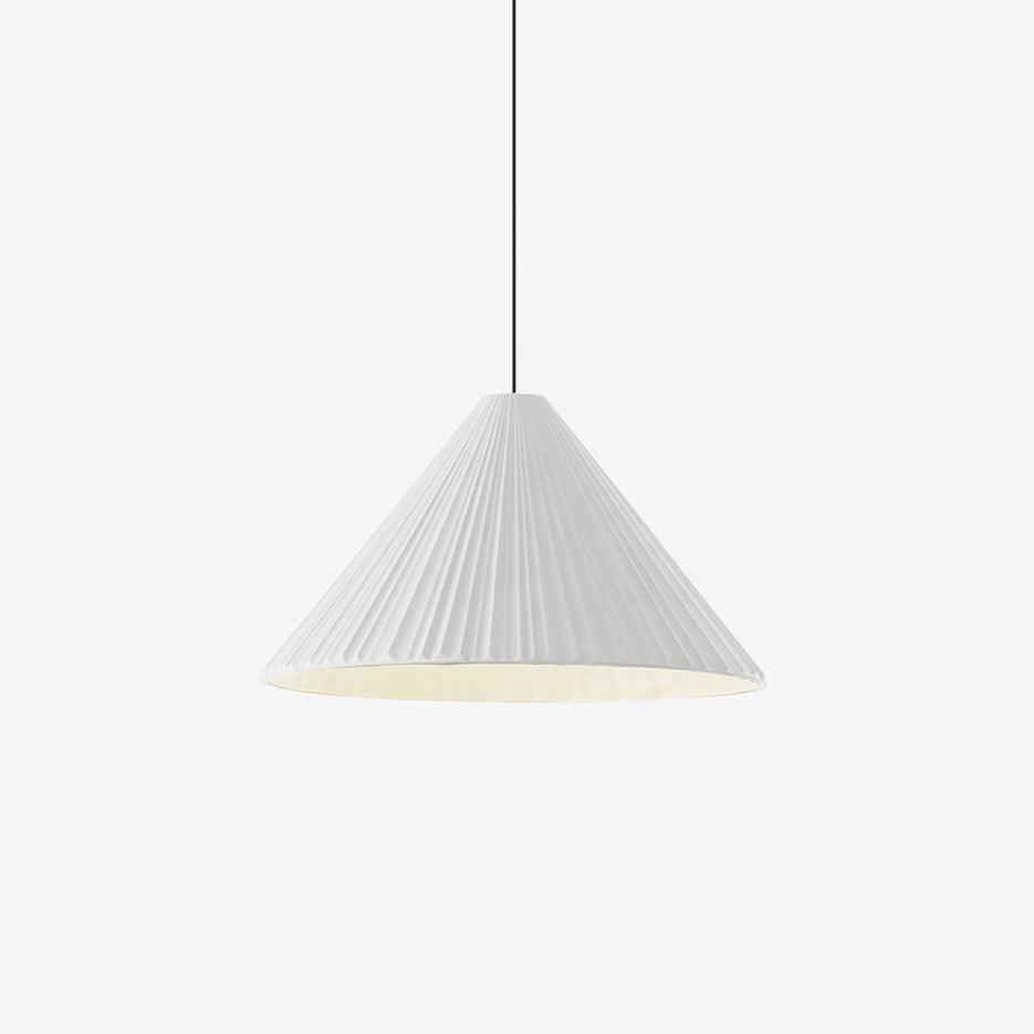 Lampa wisząca z żywicy w kształcie kapelusza