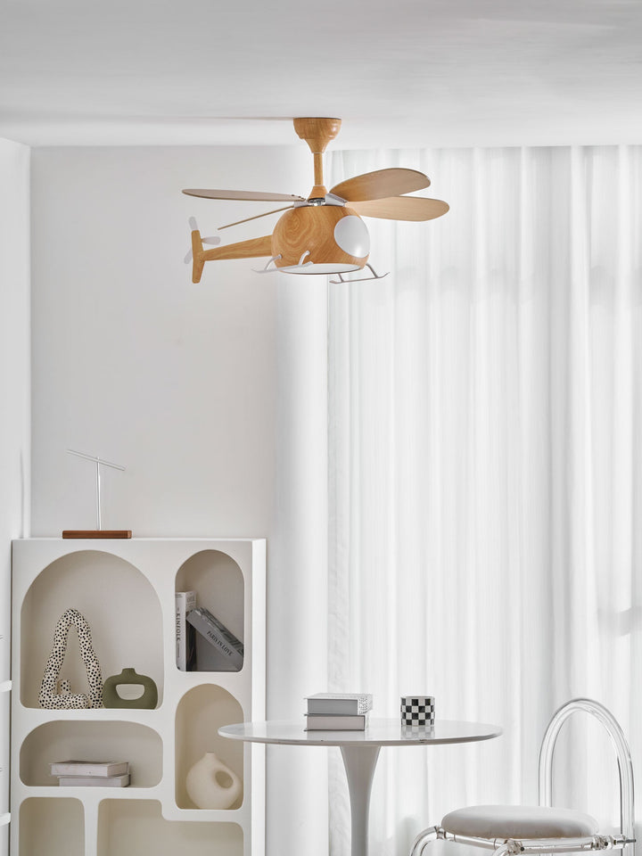Lampa sufitowa wentylatora Heli Breeze dla dzieci