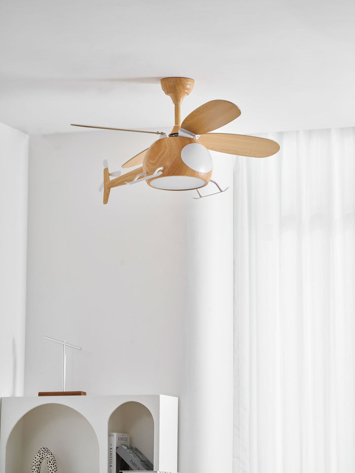 Lampa sufitowa wentylatora Heli Breeze dla dzieci