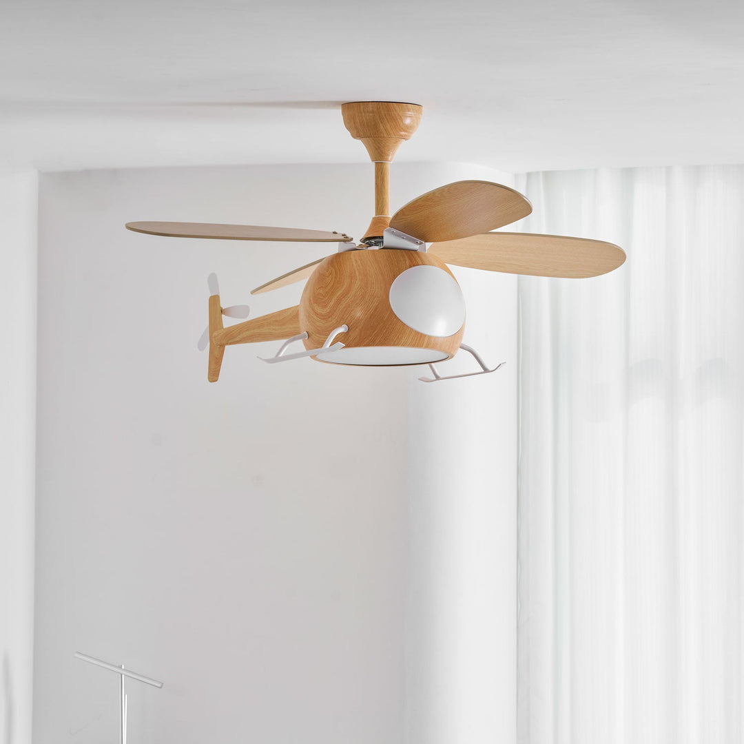 Lampa sufitowa wentylatora Heli Breeze dla dzieci