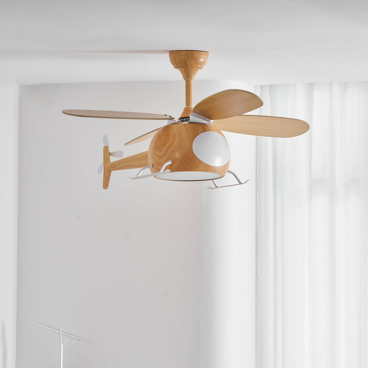Lampa sufitowa wentylatora Heli Breeze dla dzieci