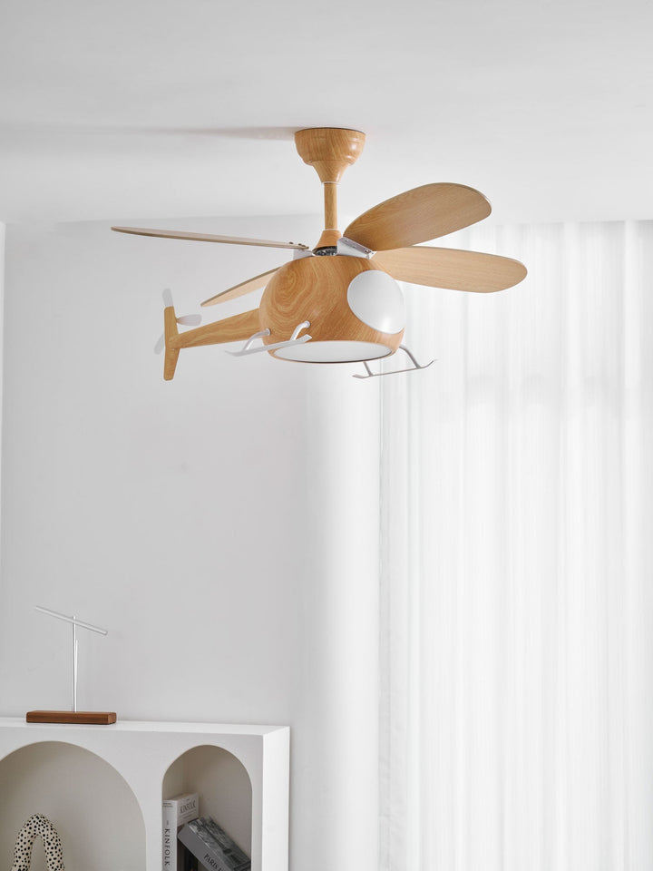 Lampa sufitowa wentylatora Heli Breeze dla dzieci