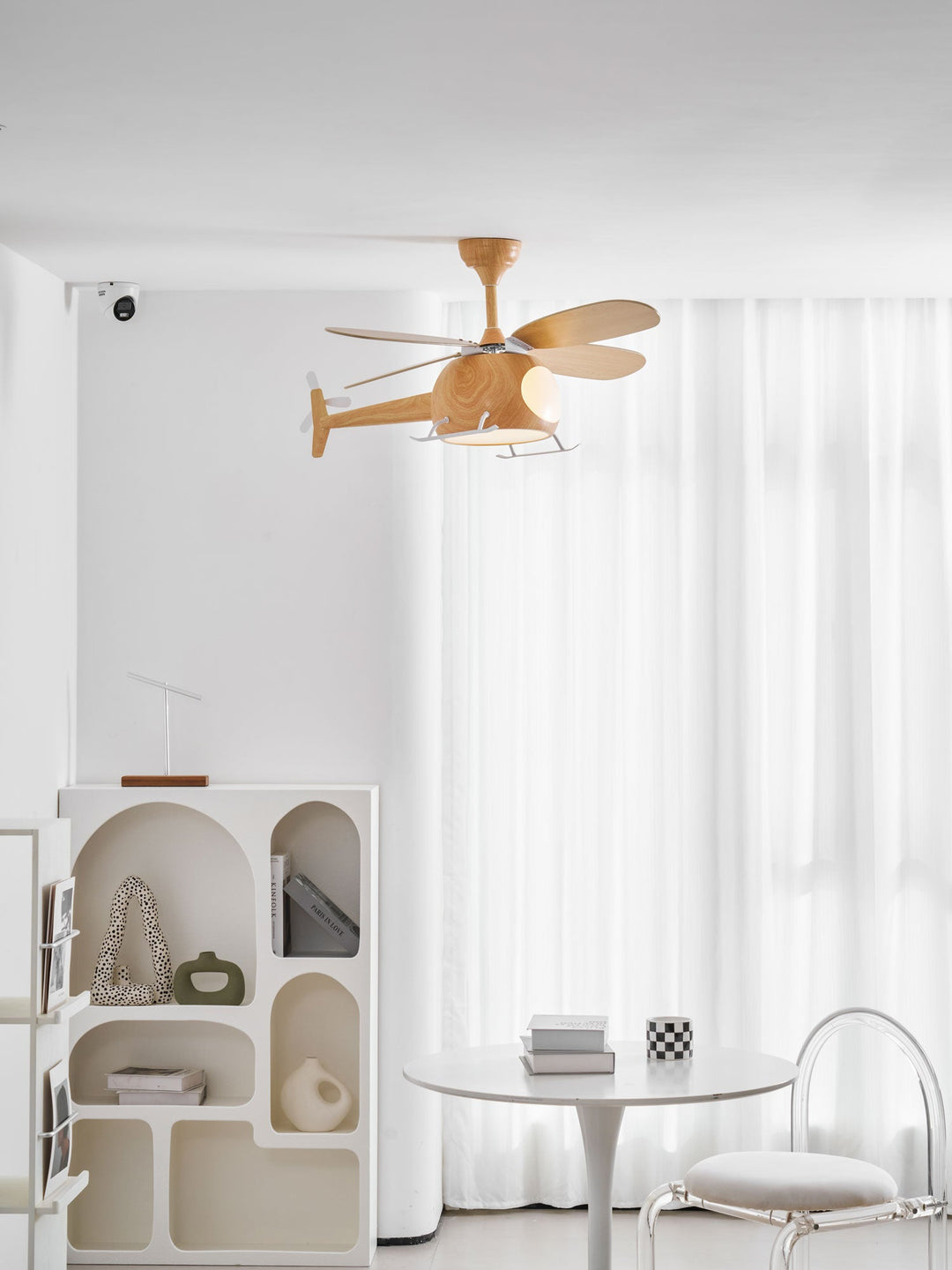 Lampa sufitowa wentylatora Heli Breeze dla dzieci