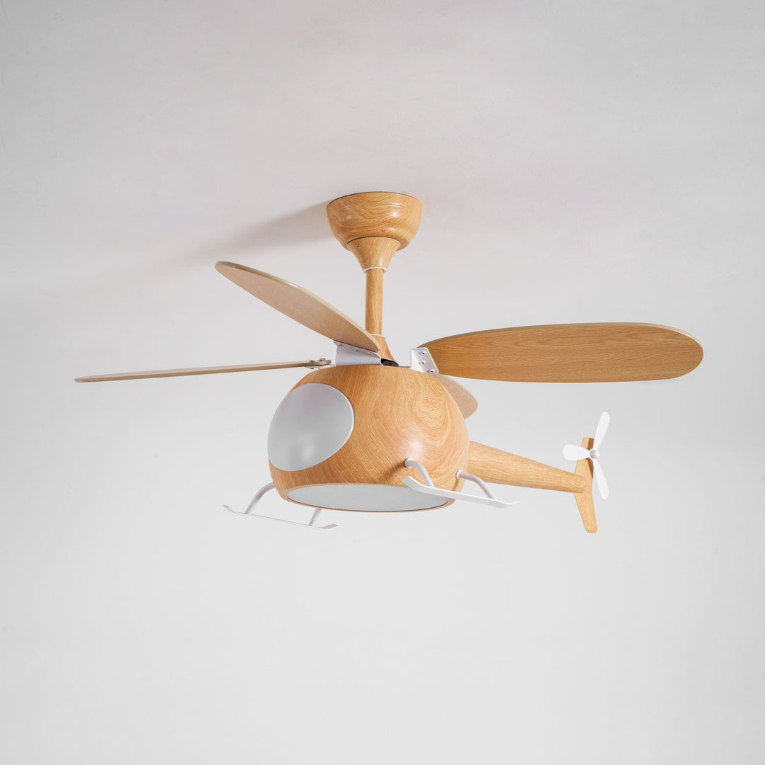 Lampa sufitowa wentylatora Heli Breeze dla dzieci