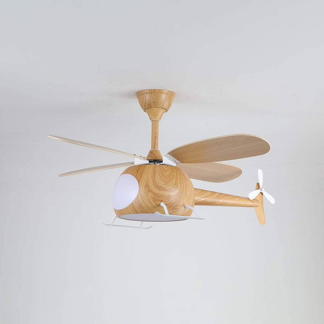 Lampa sufitowa wentylatora Heli Breeze dla dzieci