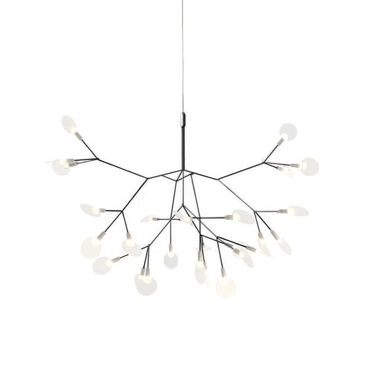 Czarny żyrandol LED Firefly