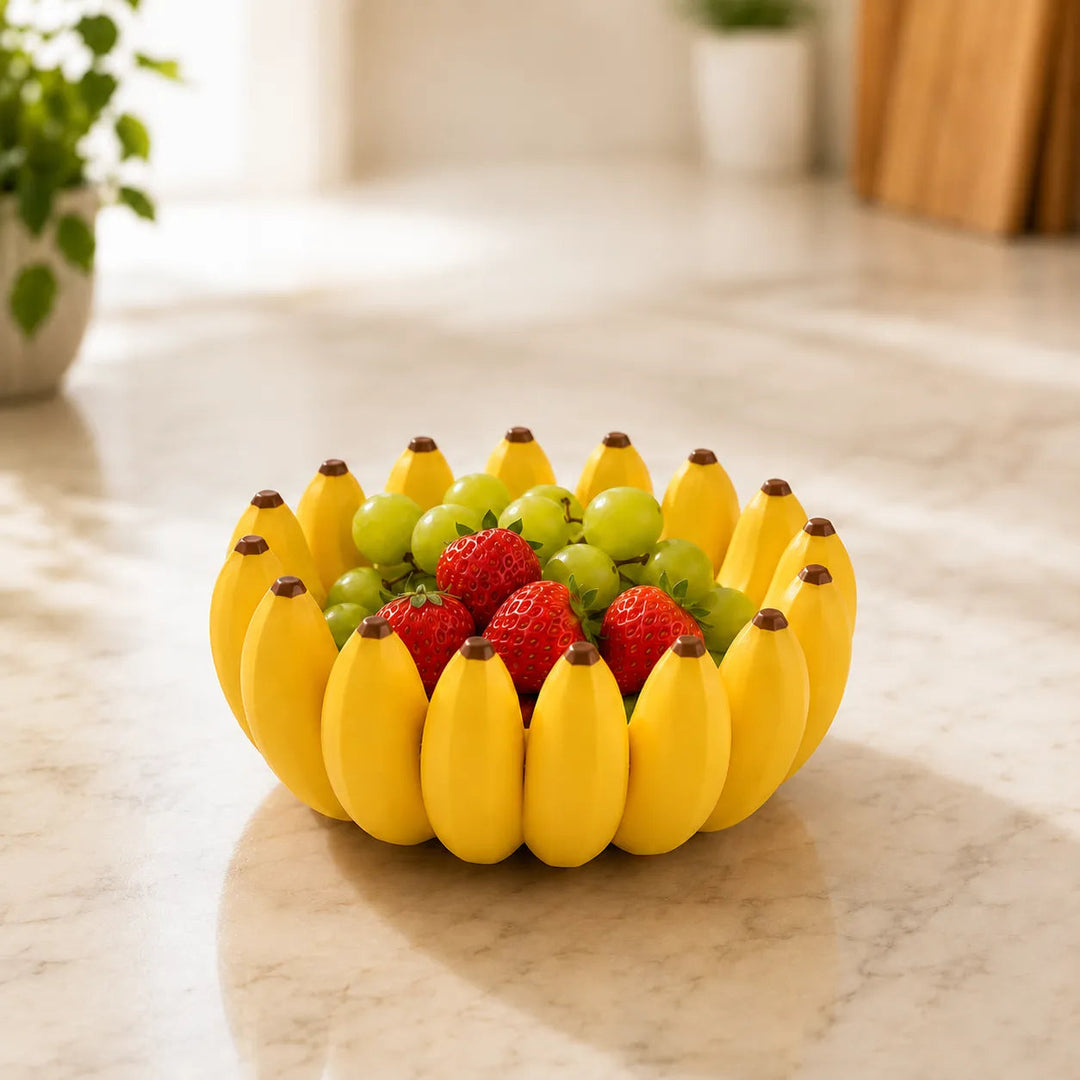 Frutera – Dekoracyjna Miska na Owoce w Kształcie Bananów na Blaty
