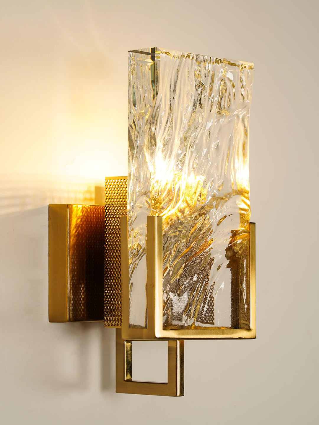 Lampa ścienna Kryształ Lodowy