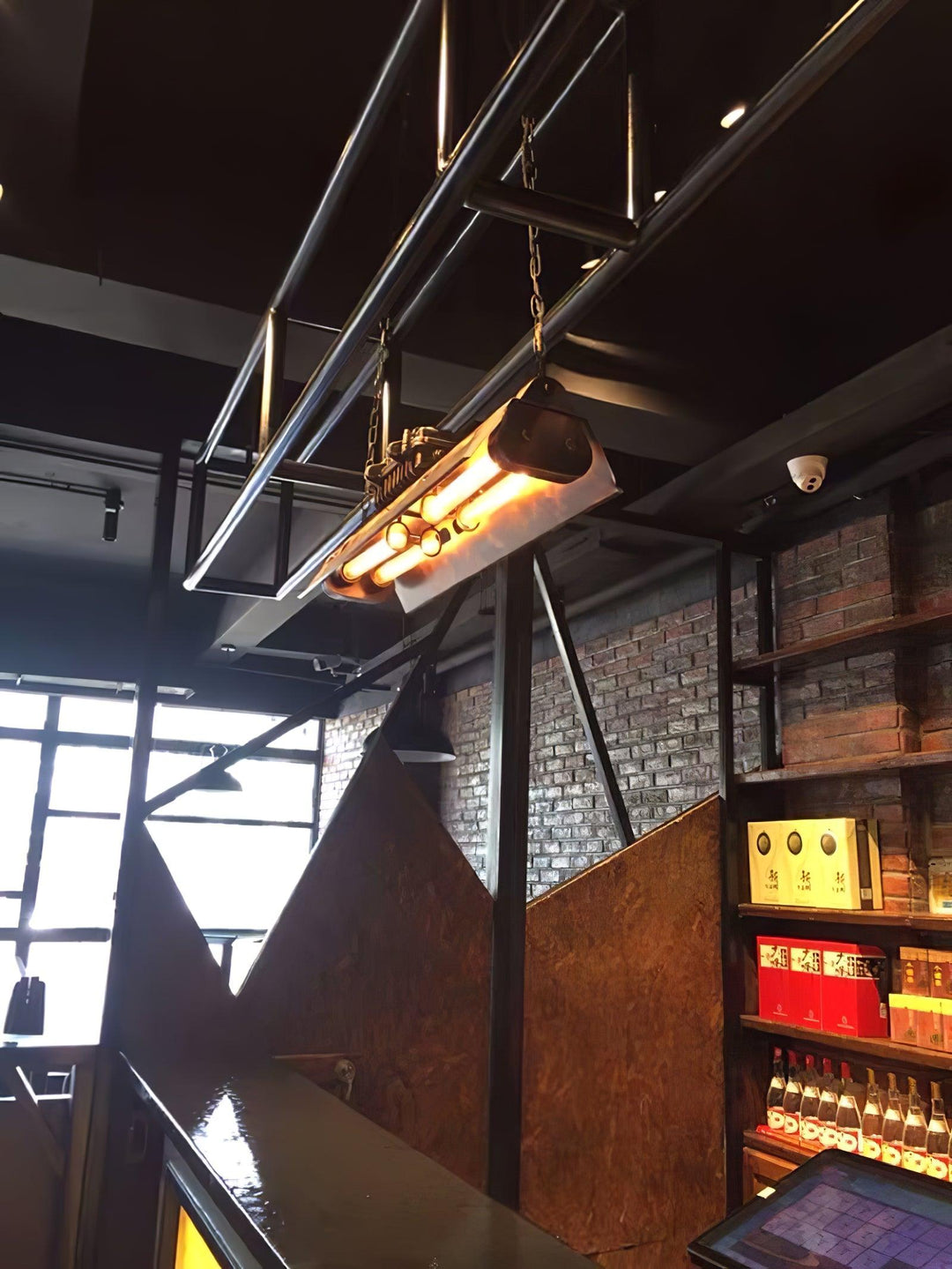 Industrialny Żyrandol Steampunk