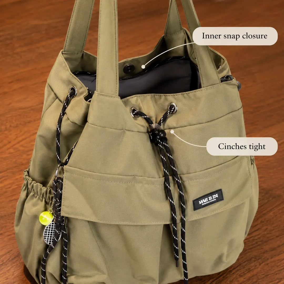 Torba Carryall – Konwertowalna torba z troczkami i plecak z kieszeniami cargo