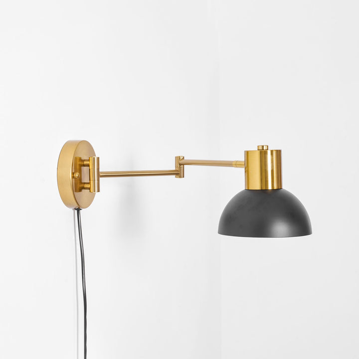 Regulowana Lampa Ścienna z Ramieniem do Wtyczki
