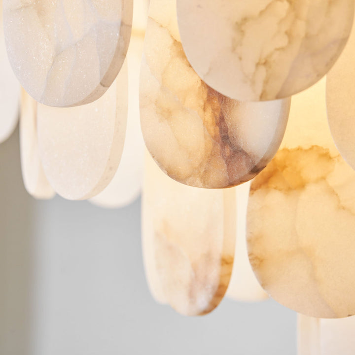 Żyrandol Leon Alabaster