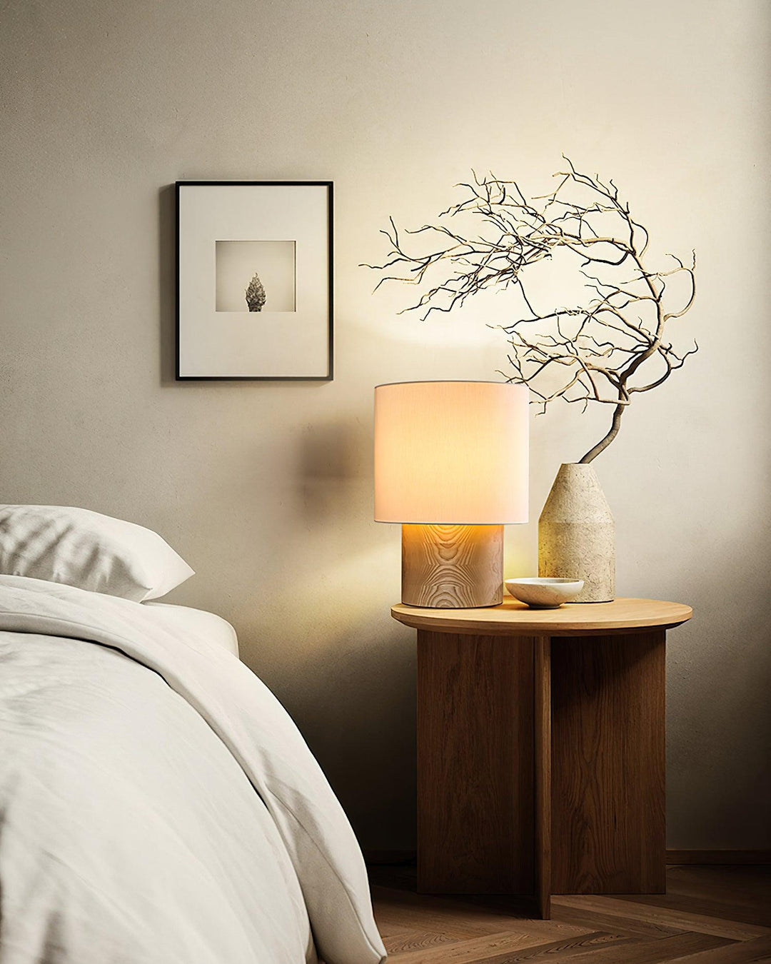 Japońska Lampa Stołowa Wabi Sabi