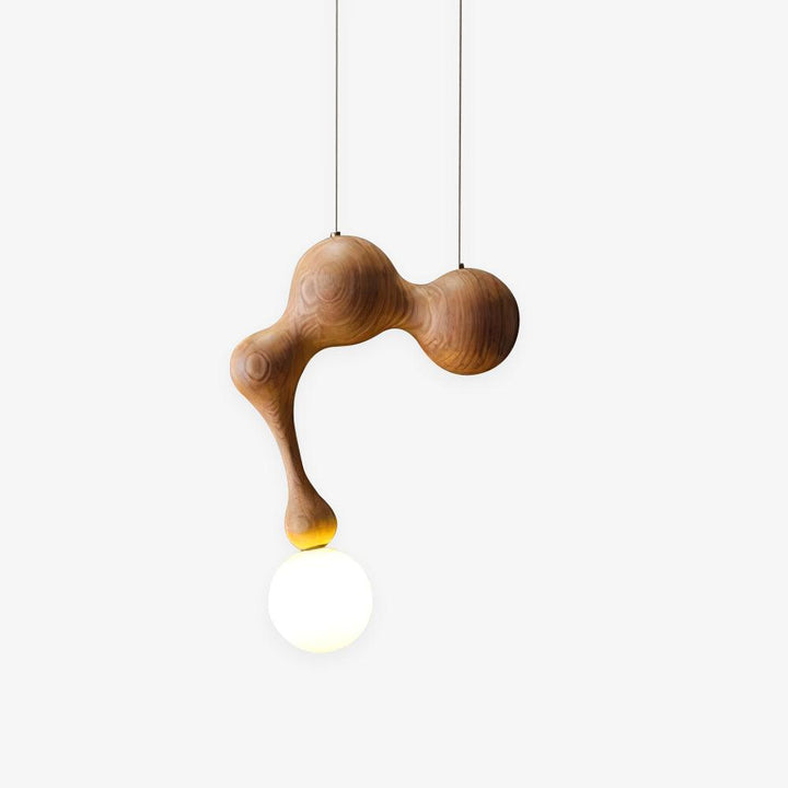 Lampa Wisząca Jenna z Drewna