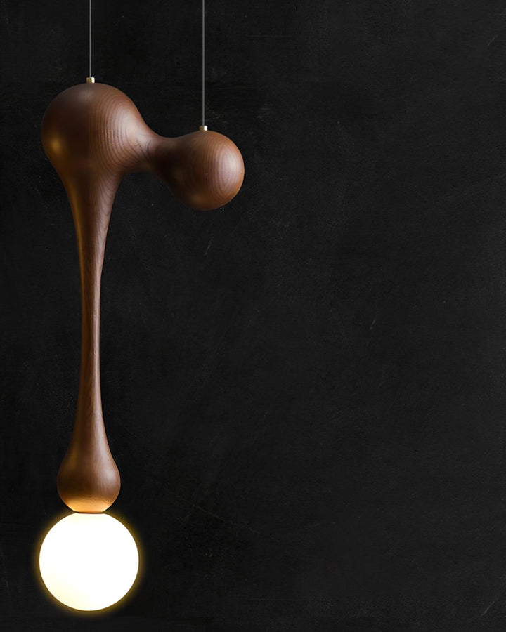 Lampa Wisząca Jenna z Drewna
