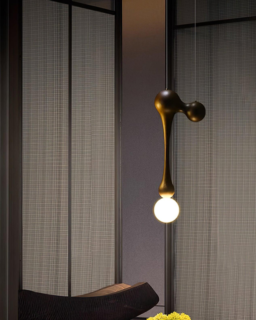 Lampa Wisząca Jenna z Drewna