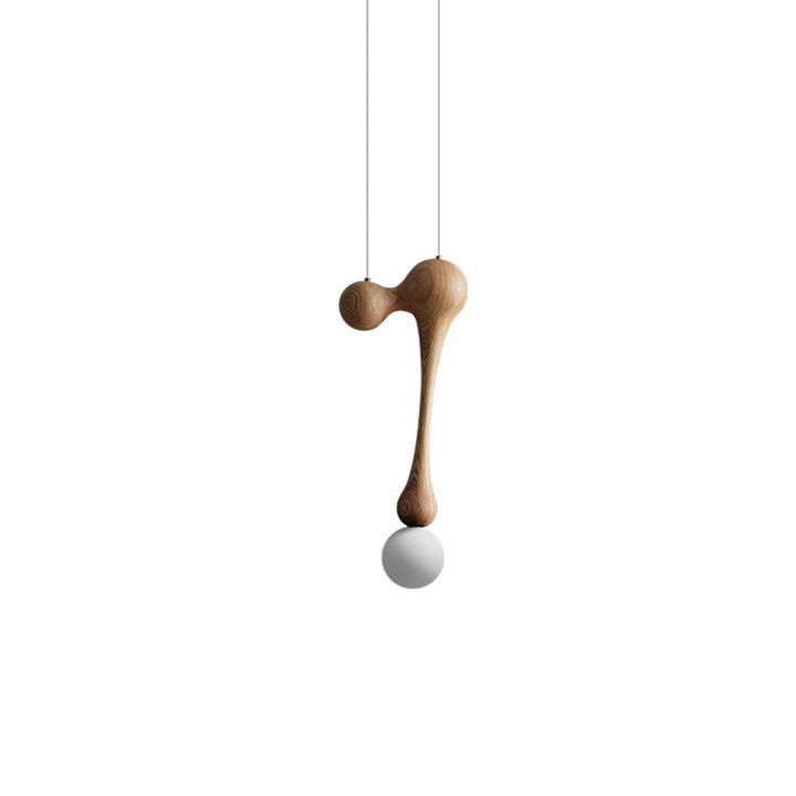Lampa Wisząca Jenna z Drewna